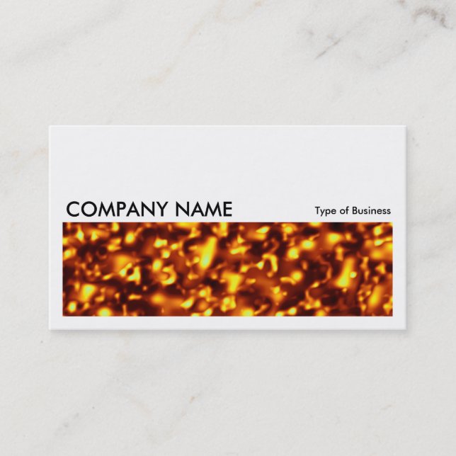 Long Picture 039 - Molten Gold Business Card (Front)