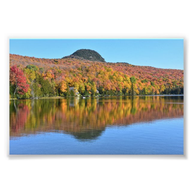 Long Pond in Autumn, Westmore, Vermont  Photo Print (Front)