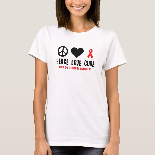 Long Q T Syndrome Awareness Long Qt Syndrome Relat T-Shirt (Front)