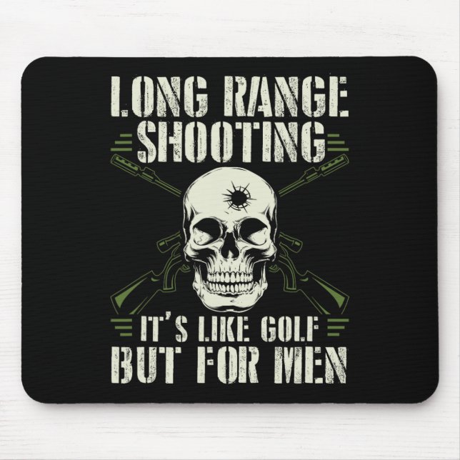 Long Range Shooting It's Like Golf But For Men 5  Mouse Pad (Front)