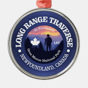 Long Range Traverse (rd2) Metal Ornament