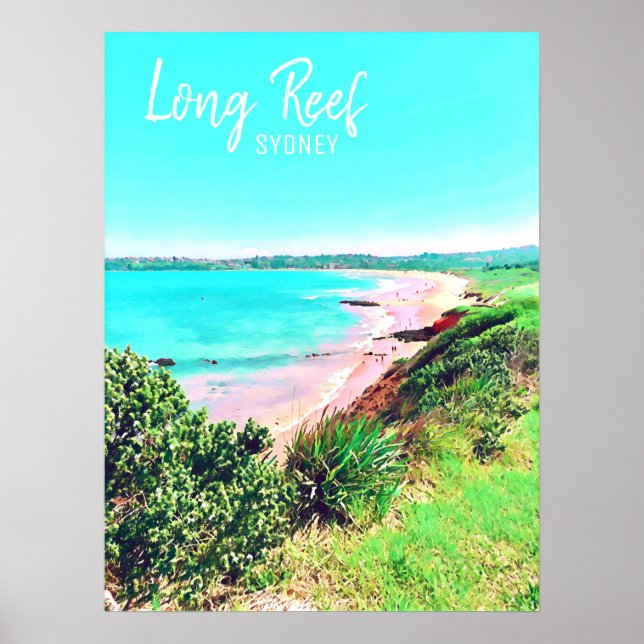 Long Reef Northern beaches sydney Poster (Front)