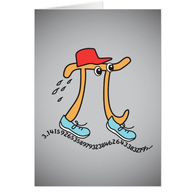 Long Running Pi © - Funny Pi Guy (Front)