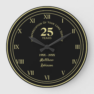 Long Service Appreciation Personalised Large Clock