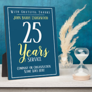 Long Service Award Plaque