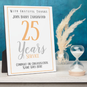 Long Service Award Plaque