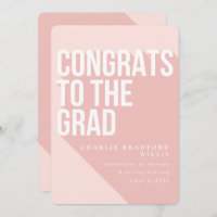 LONG SHADOW CONGRATS TO THE GRAD BLUSH