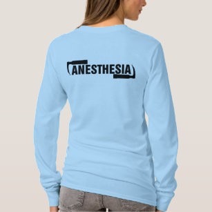 Long Sleeve Anaesthesia Logo T-Shirt