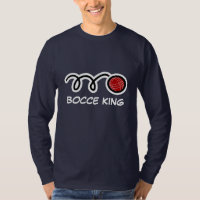 Long sleeve bocce ball shirt | King player