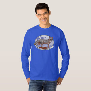 Long Sleeve Colour Island Fox Logo T Shirt