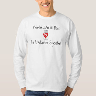 Long sleeve men's Volunteer Superstar T-Shirt