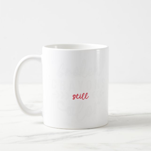 Long sleeve shirt coffee mug (Left)