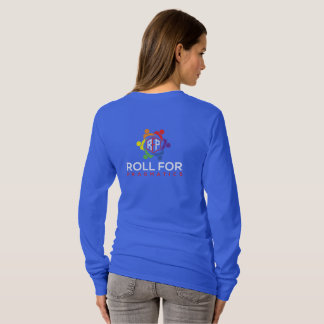 Long sleeve t-shirt with white lettering