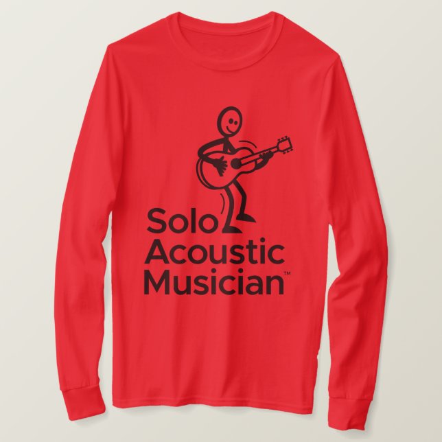Long Sleeve Tee Any Colour Available w/ Black Logo (Design Front)