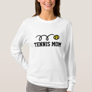 Long sleeve tennis mum shirts for sporty mothers
