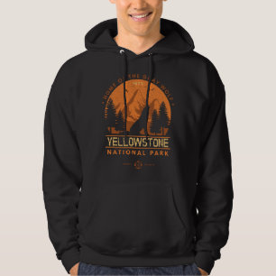 Long Sleeve Yellowstone T-Shirt Wild Howling Grey  Hoodie