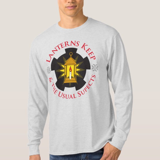 Long sleeved grey LKUS tshirt (Front)