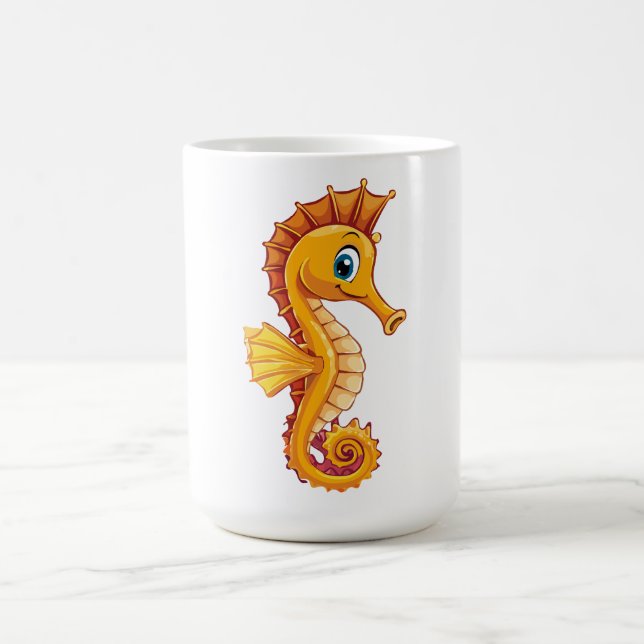 Long-snouted seahorse coffee mug (Center)