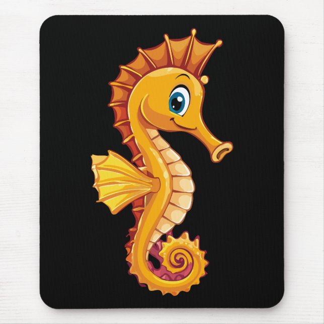 Long-snouted seahorse mouse pad (Front)
