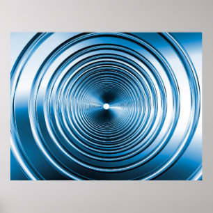 Long Spring Blue Poster