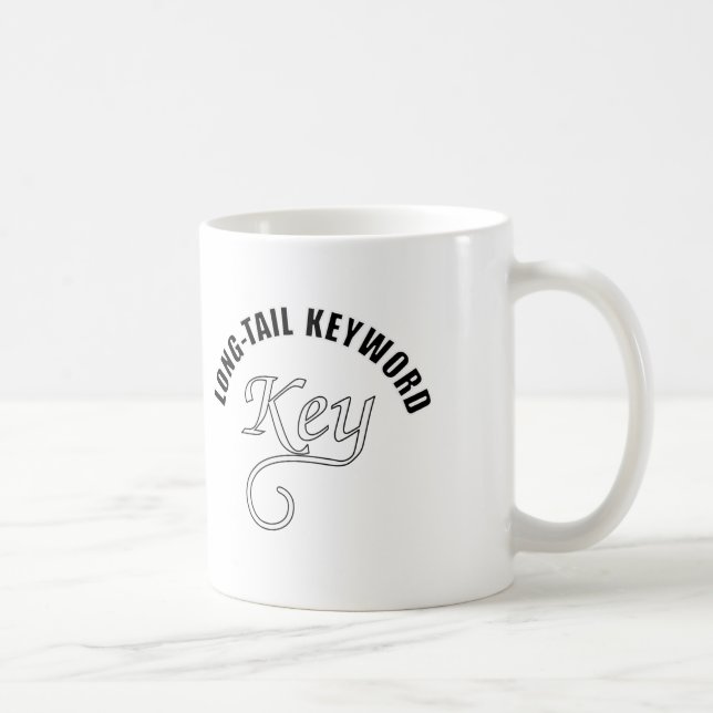 Long-Tail Keyword Text Coffee Mug (Right)