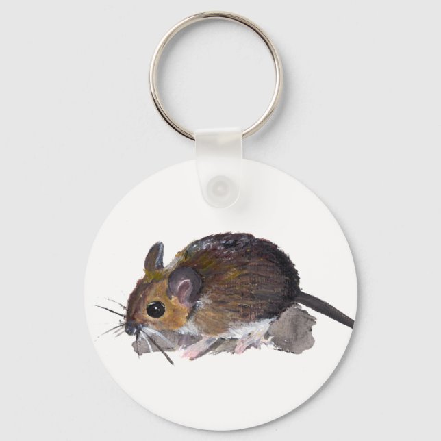 Long Tailed Field Mouse Key Ring (Front)