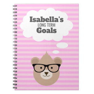 Long term goals notebook