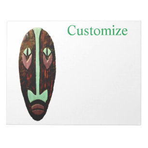 Long Tiki Mask Thunder_Cove Notepad