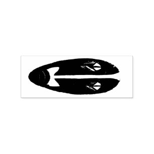Long Tiki Mask Thunder_Cove Rubber Stamp