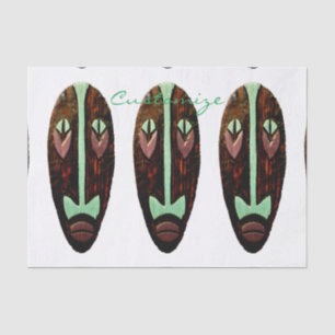 Long Tiki Mask Thunder_Cove Tissue Paper