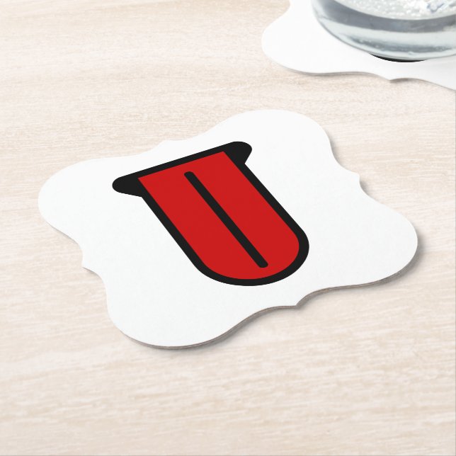 Long Tongue 👅 Paper Coaster (Angled)