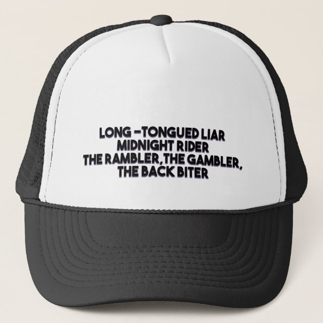 Long Tongued Liar Trucker Hat (Front)