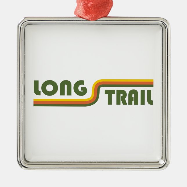 Long Trail Vermont Metal Ornament (Front)