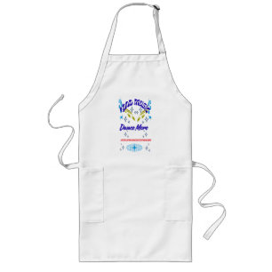 Long Waist Apron, Music Dance Apron