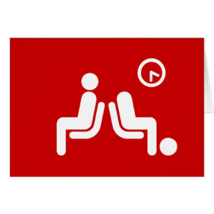 Long Wait Sign Greeting Cards