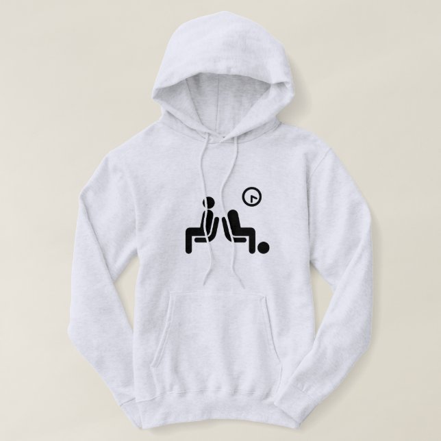 Long Wait Sign Hoodie (Design Front)