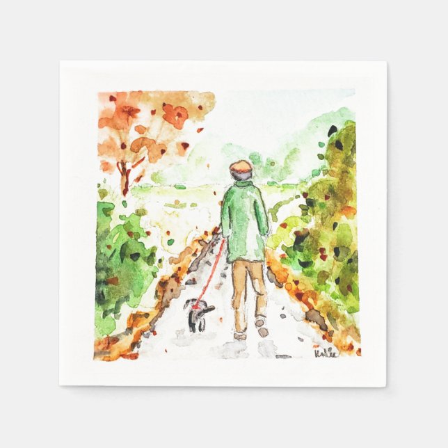 Long Walk Home Napkin (Front)