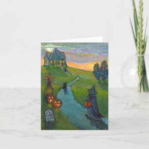Long Walk Uphill Note Card