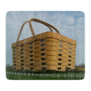 Longaberger Basket Glass Cutting Board