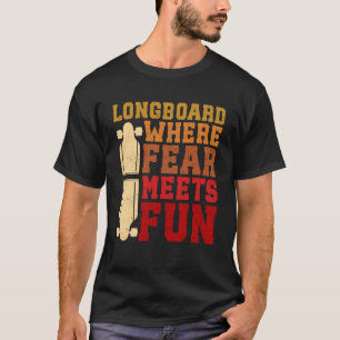 Longboard and Skateboard Lover Men and Woman Skate T-Shirt