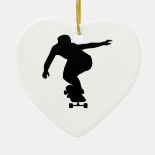 Longboard Ceramic Tree Decoration
