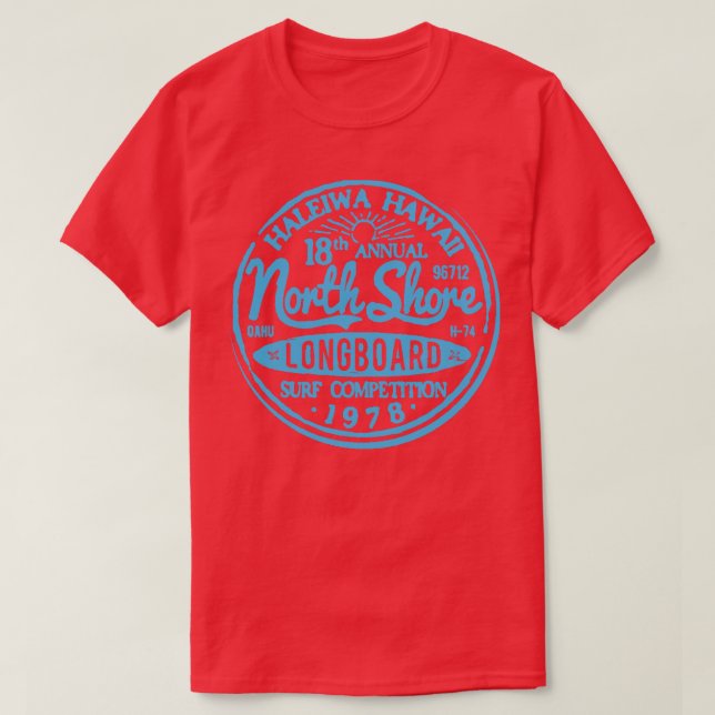 Longboard Surf Competition T-Shirt (Design Front)