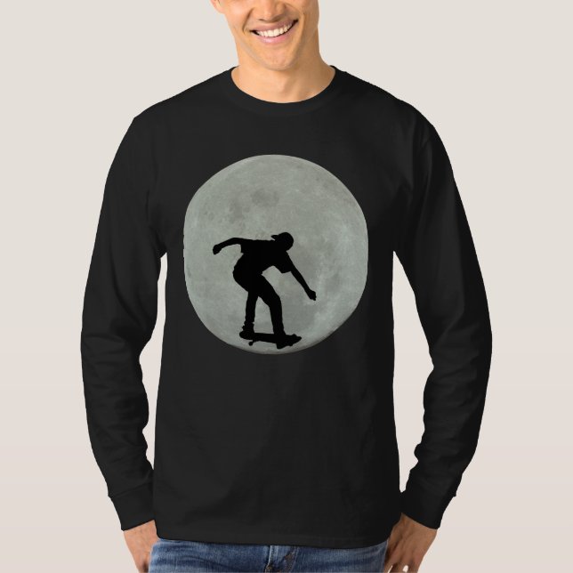LONGBOARDING MOON T-SHIRTS (Front)