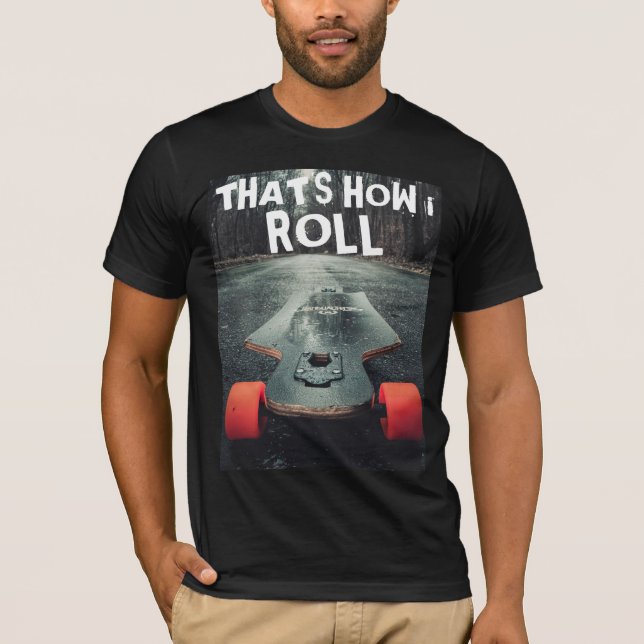LONGBOARDING SKATEBOARDER LONGBOARD T-SHIRTS (Front)