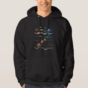 Longboat Key Florida Sea Turtle Lover Beach Vacati Hoodie