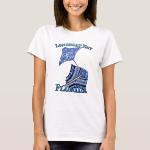 Longboat Key Florida Vacation Tribal Stingray T-Shirt