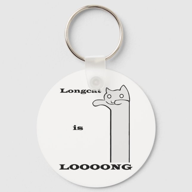 Longcat is Long Key Ring (Front)