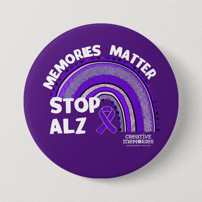 Longest Day Alzheimer's Association 2024 button (Front)