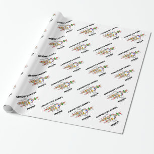 Longevity Genes Inside DNA Replication Humour Wrapping Paper