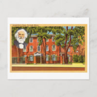 Longfellow's Home in Portland, Maine, Vintage